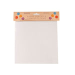 White Snack & Confetti Cones (20 pack)