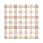 White Sand Gingham Napkins (16 pack)