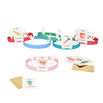 Reindeer with Velvet Bows Crackers (6 pack)