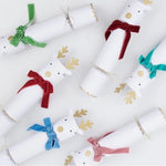 Reindeer with Velvet Bows Crackers (6 pack)