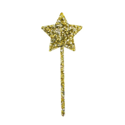 Small Gold Star Cake Topper
