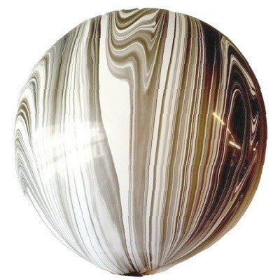 Black & White Marble 75cm Balloon