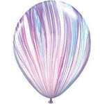 Rainbow Marble 28cm Balloons (5 pack)
