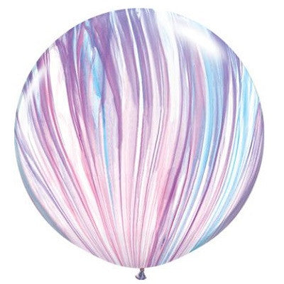 Rainbow Marble 75cm Balloon