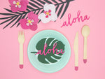 Fuchsia Aloha Place Cards (6 pack)
