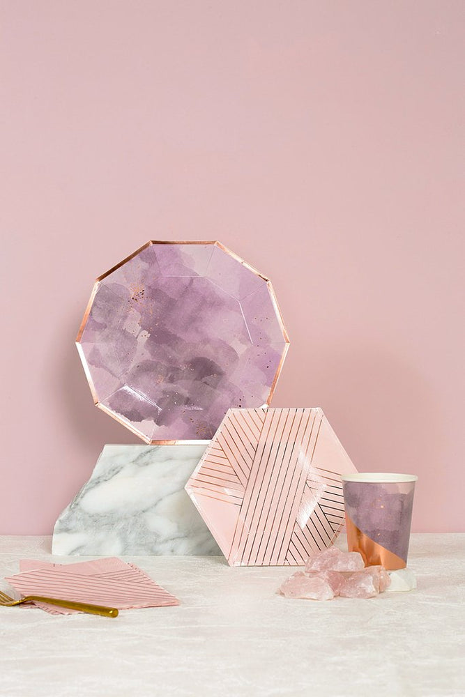 Amethyst Pink Dessert Plates (8 pack)
