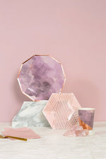 Amethyst Pink Dessert Plates (8 pack)