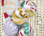 Gold Candy Swirl Balloon