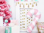 Giant Pink Candy Cane Balloon