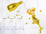 Gold Champagne Glass Balloon