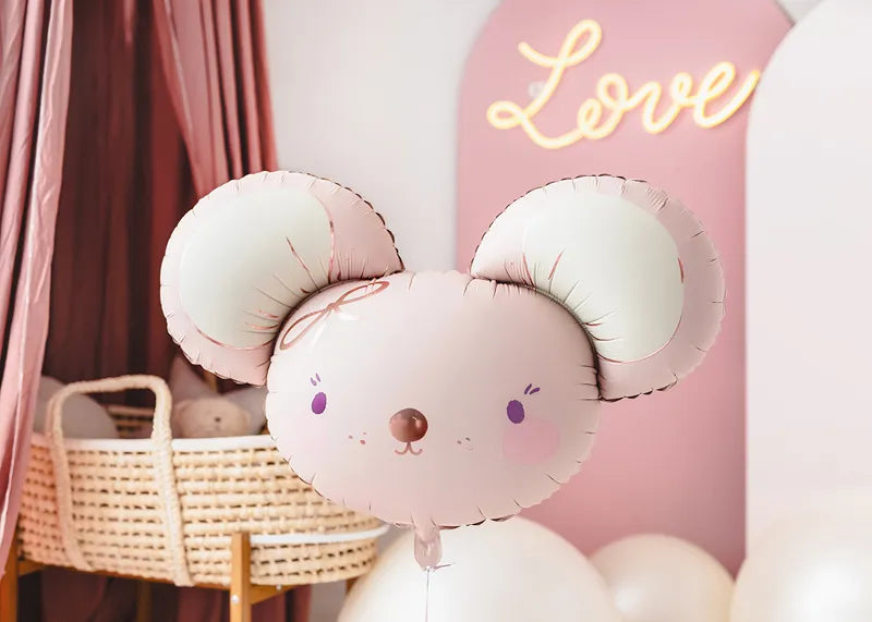 Giant Pink Mouse Balloon – Ruby Rabbit