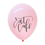 Eat Cake Pink 30cm Balloons (3 pack)