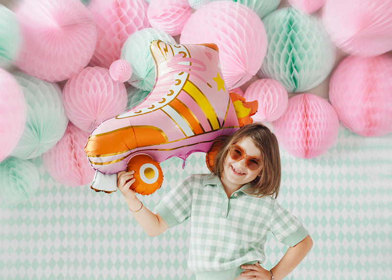 Giant Pink Rollerskate Balloon