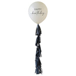 Happy Birthday Balloon & Black Tail
