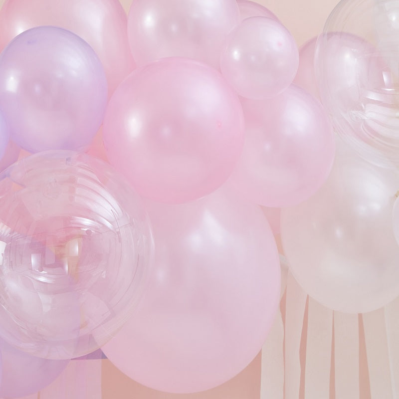 Pearl Pastel Balloon Garland & Streamer Kit