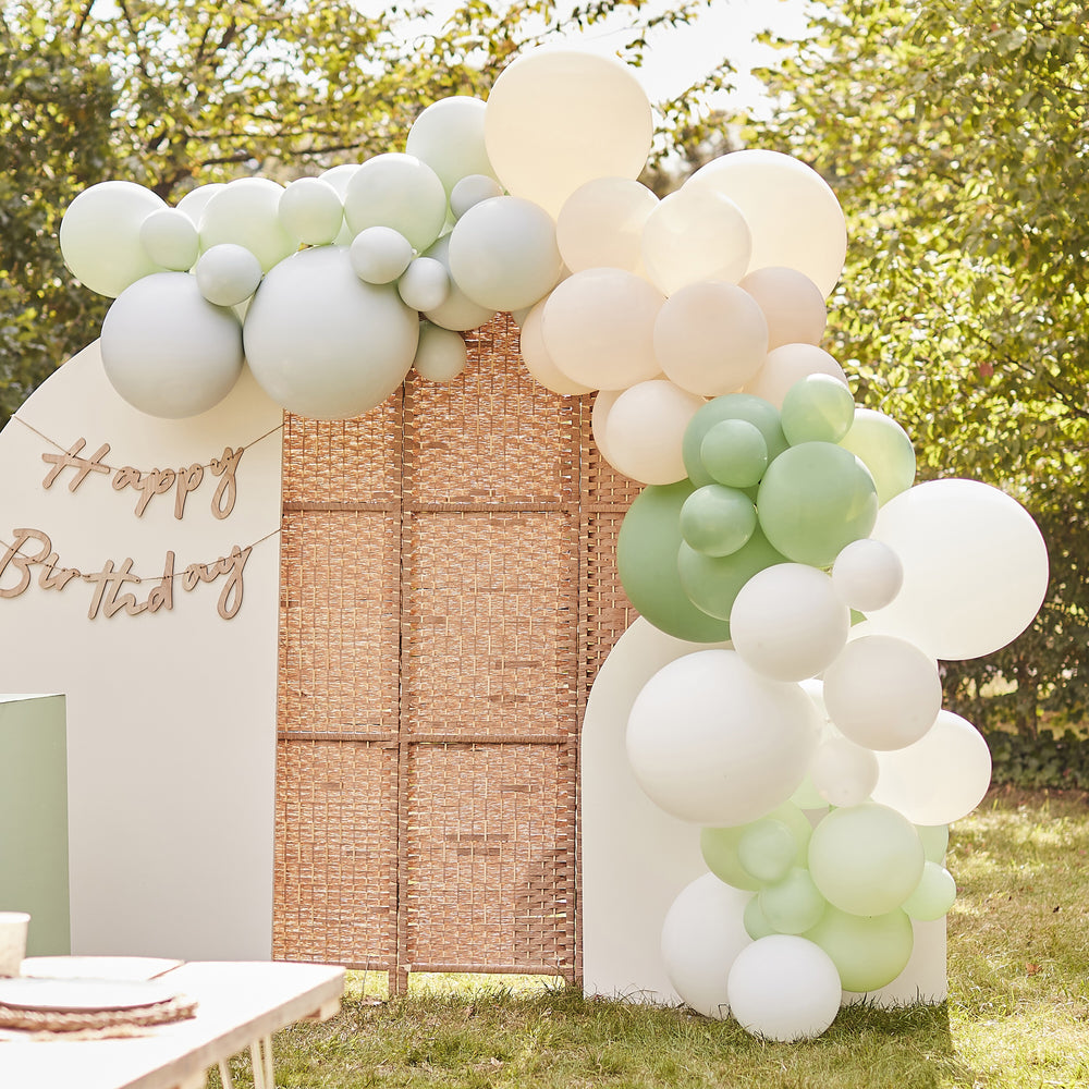 Sage Balloon Garland Kit