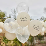 Hello Baby Balloons (5 pack)