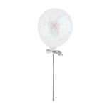 Iridescent Mini Confetti Balloon Wands (5 pack)