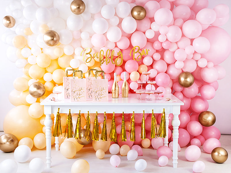 Gold Bubbly Bar Banner