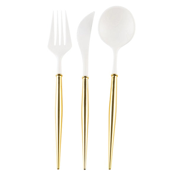 Bella Gold Cutlery Set (8 sets)