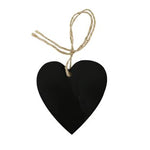 Mini Blackboard Heart Tags (10 pack)