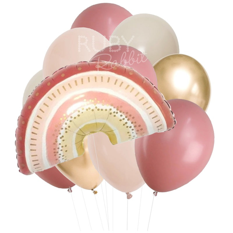 INFLATED Boho Rainbow Balloon Bouquet (PICKUP)