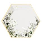 White Botanicals Plates (8 pack)