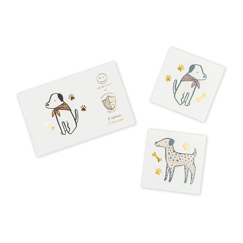 Bow Wow Temporary Tattoos (2 pack)