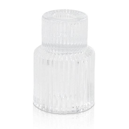 Arlo Vintage Candle Holder - Clear