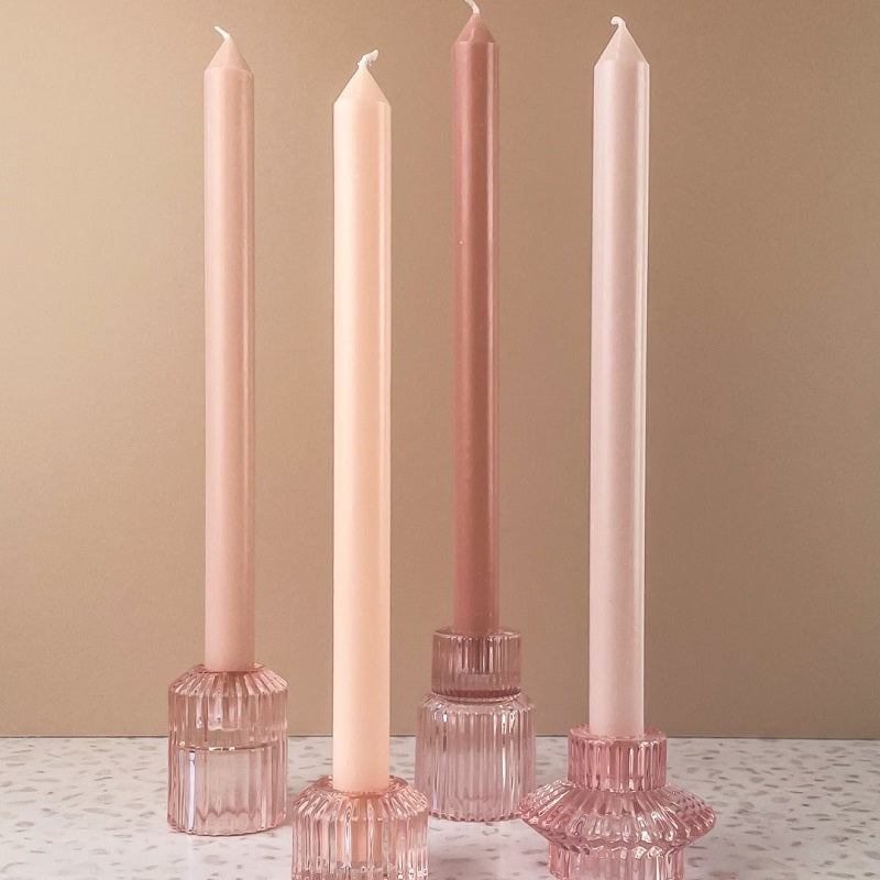 Bella Vintage Candle Holder - Rose