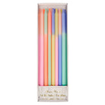 Multicolour Block Candles (16 pack)