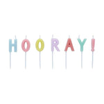 Pastel Hooray Candles