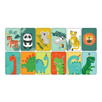 Dinosaur & Animals Card Game Favours (4 pack)