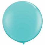 Caribbean Blue Giant 90cm Round Balloon