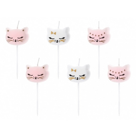 Cat Candles (6 pack)
