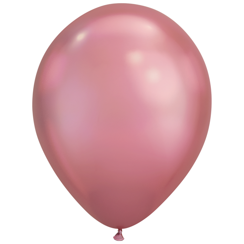 Metallic Chrome Standard 28cm & 18cm Mini Balloons (5 pack)