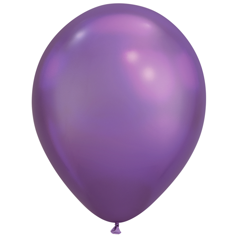 Metallic Chrome Standard 28cm & 18cm Mini Balloons (5 pack)