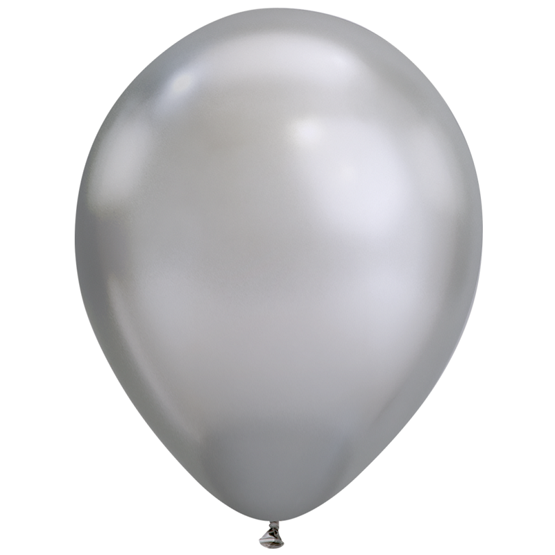 Metallic Chrome Standard 28cm & 18cm Mini Balloons (5 pack)