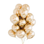 INFLATED Gold Chrome Balloon Bouquet (PICKUP)