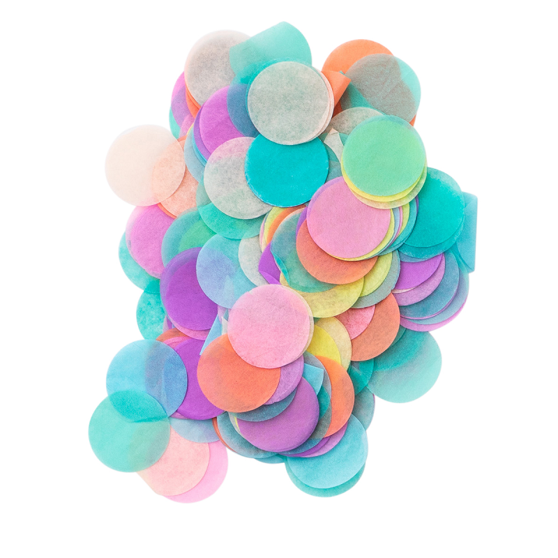 Pastel Rainbow Jumbo Confetti Dots