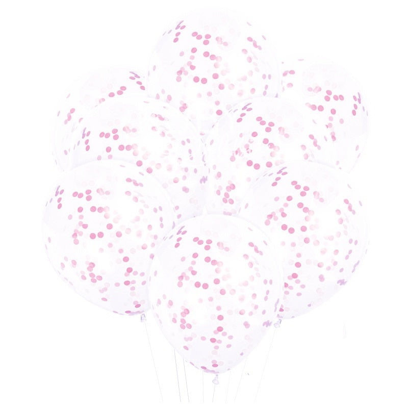 INFLATED Pink Confetti Balloon Bouquet (PICKUP)