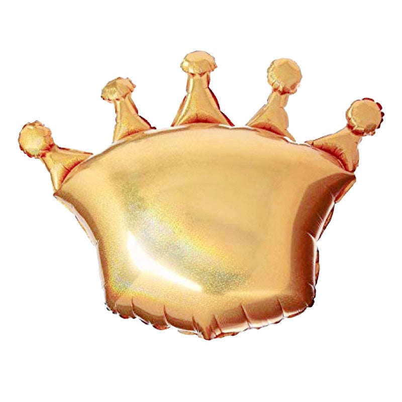 Giant Gold Crown Balloon