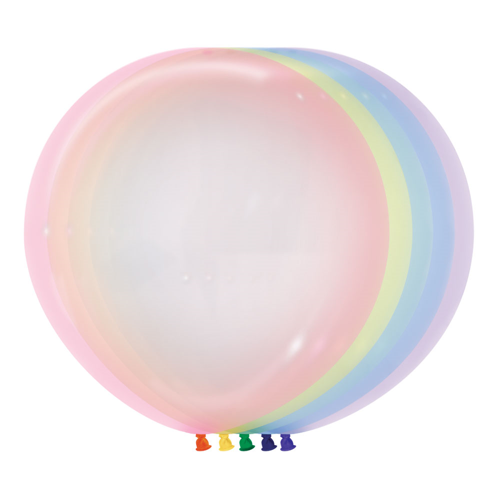 100% FSC-Certified NRL Balloons Rainbow Crystal Assortment
