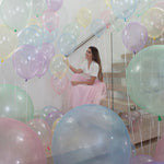 Crystal Pastel Giant 60cm Balloon - Green