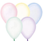Blue Crystal Pastel Standard 30cm Balloons (5 pack)