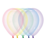 Blue Crystal Pastel Standard 30cm Balloons (5 pack)
