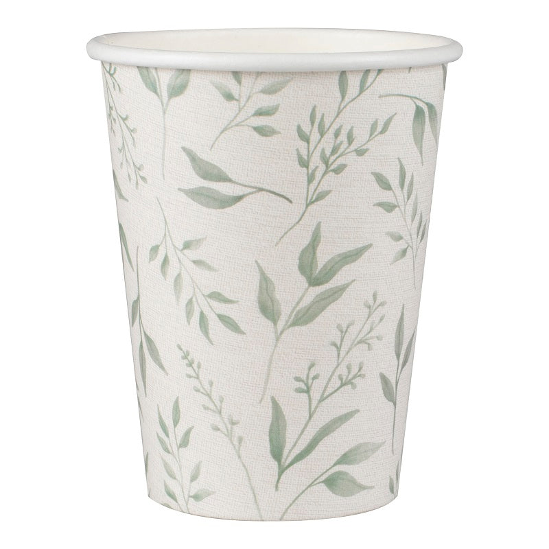 Green Leaf Cups (8 pack)