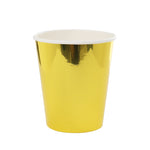 Metallic Gold Cups (10 pack)