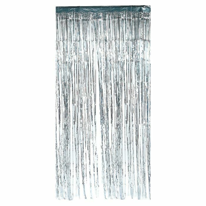 Silver Metallic Curtain (90cm)