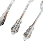 Silver Vintage Cutlery Set (4 sets)